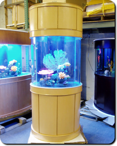 Цилиндрические аквариумы